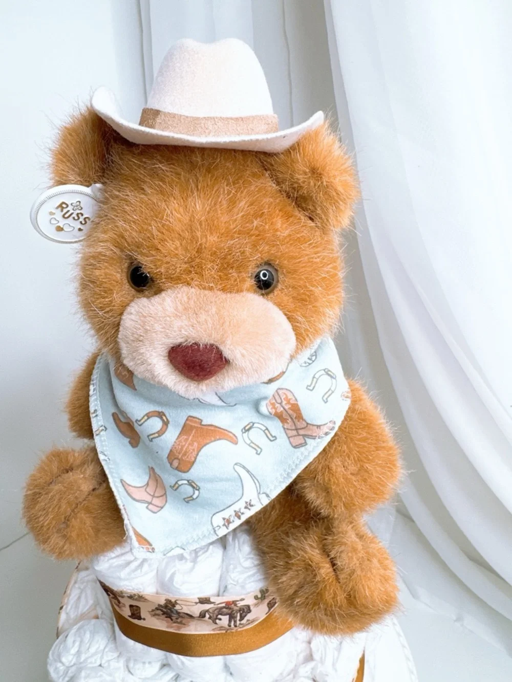 Cowboy Diaper cake, Wild West Baby Shower Gift